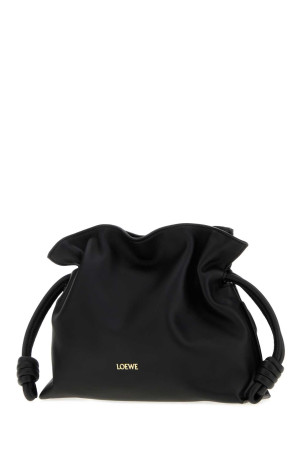 Black nappa leather mini Flamenco clutch Black LOEWE (A411FC2XA6)