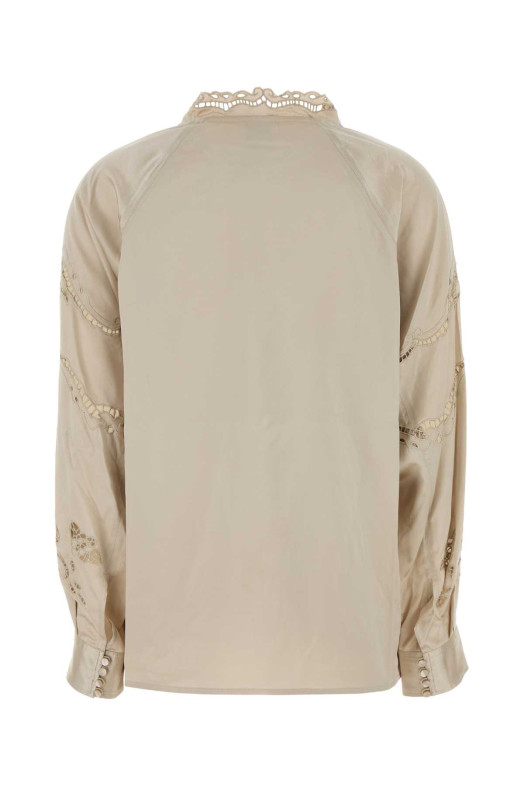 Sand stretch silk Enelia blouse ISABEL MARANT (HT0981FAD4J03I)