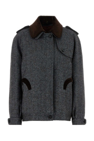 Multicolor wool blend Kasif jacket BLAZE (JKSTC02IOKFS)