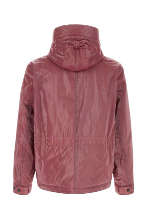 Dark pink nylon parka STONE ISLAND (L2S154100041S0S01)