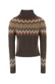Embroidered mohair blend sweater PT TORINO (TW4SDV210SCM84MGF)