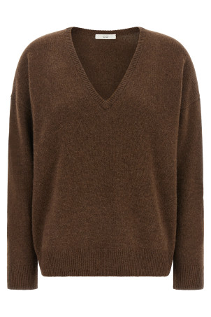 Cashmere V-neck sweater Brown