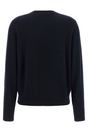 Blue cashmere V-neck sweater Blue