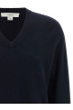 Blue cashmere V-neck sweater Blue