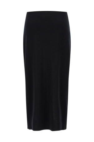 Black waist draped skirt Black