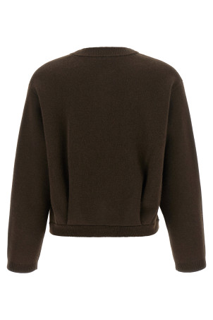 Brown flap pockets cardigan Brown