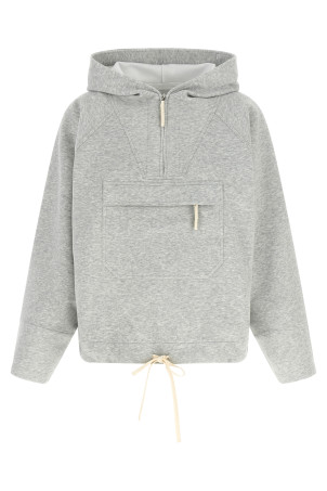 Grey scuba jersey hoodie Gray