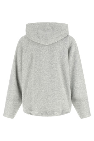 Grey scuba jersey hoodie Gray