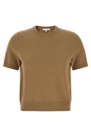 Beige wool and cashmere sweater Beige