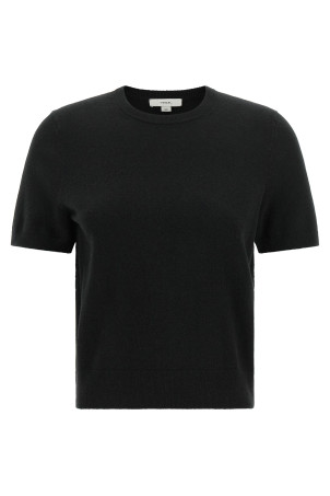 Black wool and cashmere sweater Black