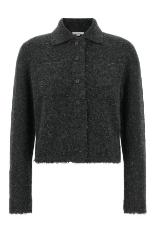Grey Donegal finish cardigan Gray