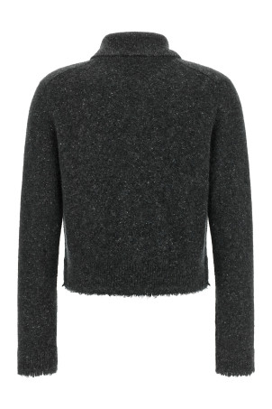 Grey Donegal finish cardigan Gray