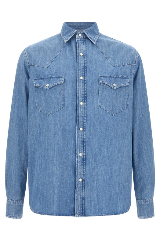 Blue denim 'Texana' shirt Blue