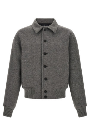 Grey 'Le Bomber Feltro' bomber jacket Gray