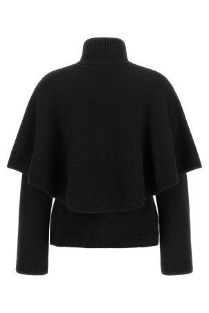 Black cape cardigan Black