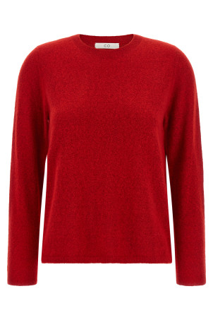 Red cashmere and silk sweater Red