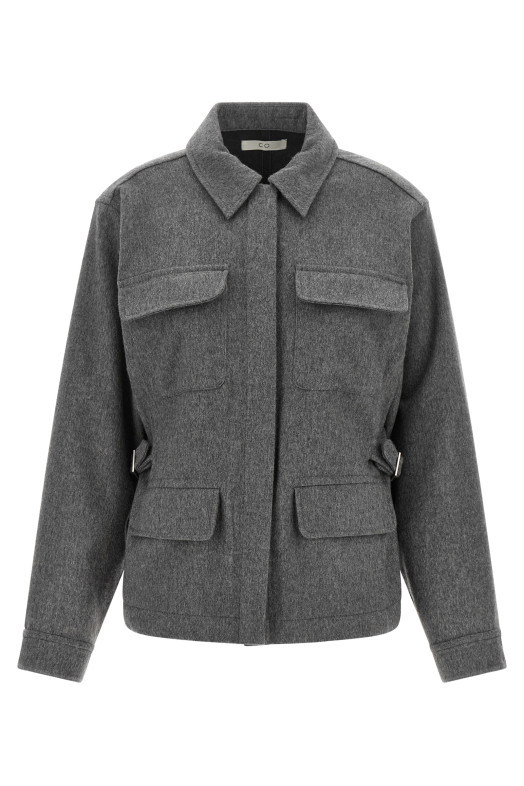 Серая рубашка-оверсайз «Workwear» Серая 6110BWCF026