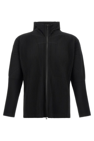 Black 'Color Pleats 2' cardigan Black