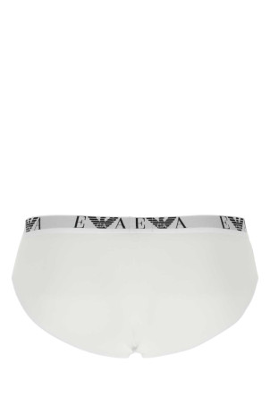 White stretch cotton brief set EMPORIO ARMANI (111321CC715)