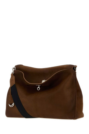 Brown leather Rodeo Messenger shopping bag BALENCIAGA (8218872ACSG)