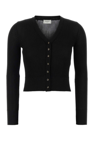 Black viscose cardigan Black SAINT LAURENT (A00651Y77OZ)