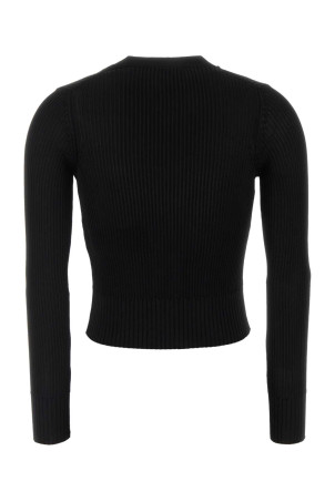 Black viscose cardigan Black SAINT LAURENT (A00651Y77OZ)