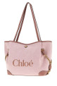 Pink canvas ChloÃ© Clover shopping bag CHLOE (CH26AS655S63)