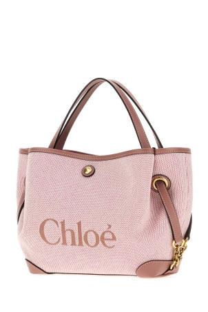 Pink canvas small ChloÃ© Clover handbag CHLOE (CH26AS656S63)
