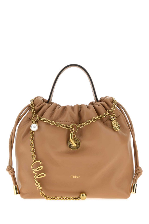 Skin pink leather mini ChloÃ© Icons handbag CHLOE (CH26SP126R12)