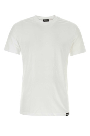 White cotton t-shirt set White DSQUARED (D9X3C5120)