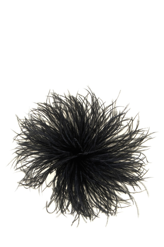Feather pin Black