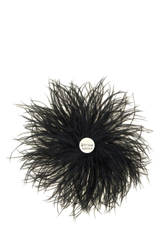 Feather pin Black