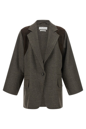 Grey brown 'Fenice' blazer Brown