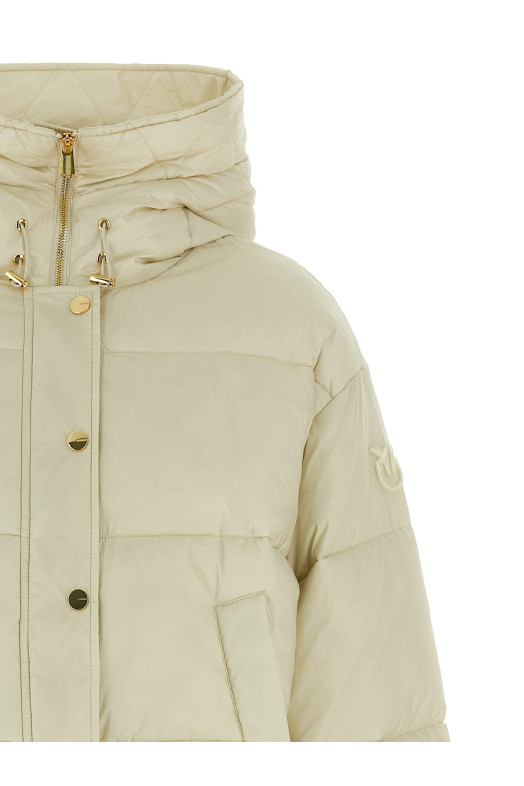 'Impasto' down jacket White