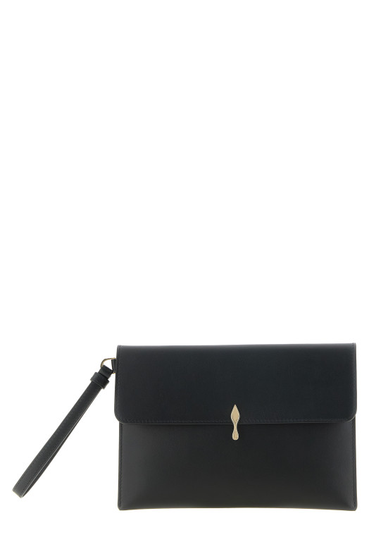 Black 'Bettina' clutch Black