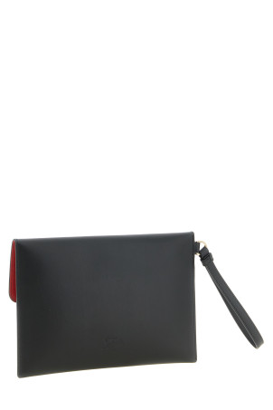 Black 'Bettina' clutch Black