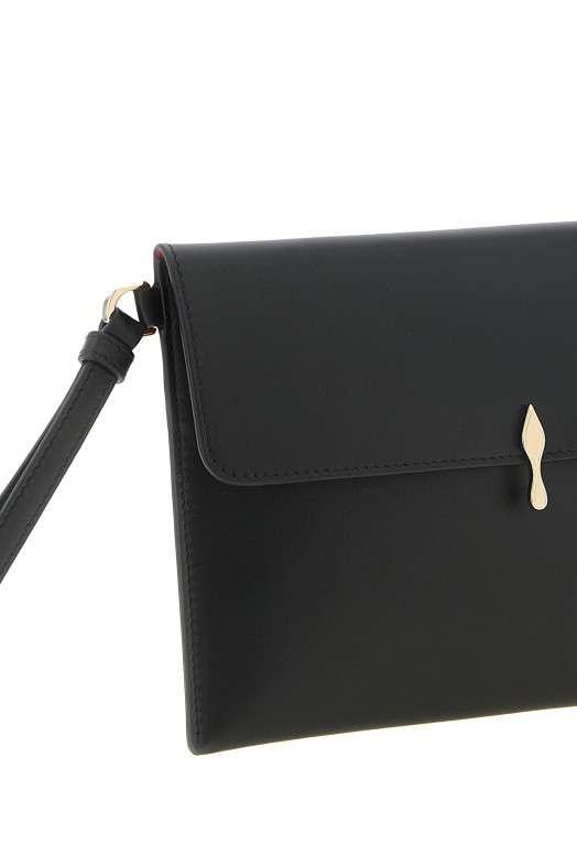 Black 'Bettina' clutch Black