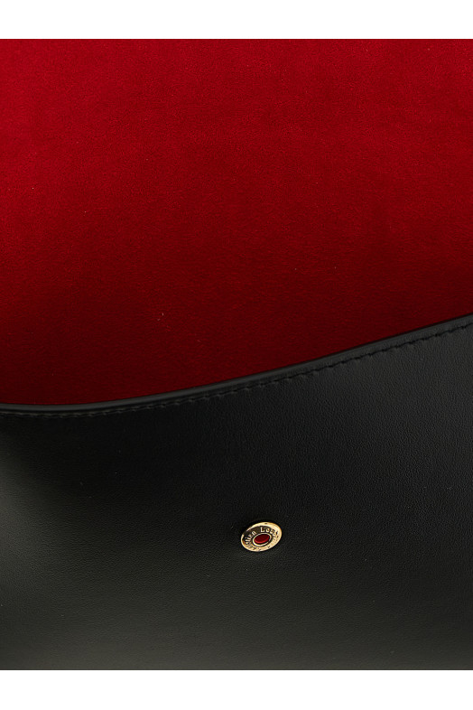 Black 'Bettina' clutch Black