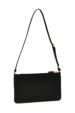Logo shoulder bag Black