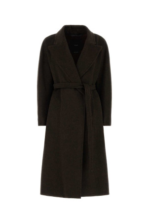 Chocolate cashmere blend Vista coat ATELIER (2621016125600)