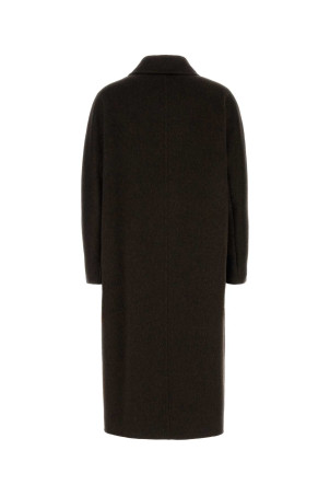 Chocolate cashmere blend Vista coat ATELIER (2621016125600)