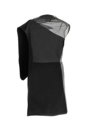 Black wool and silk Cesto dress Blue SPORTMAX (2622236013600)