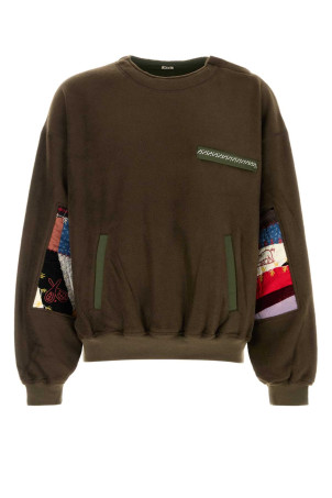 Khaki pile oversize sweatshirt Khaki KHOKI (26FWB06)