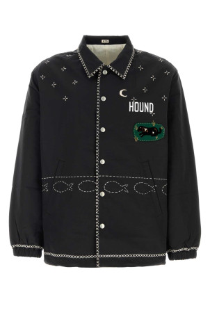 Black cotton blend jacket Black KHOKI (26FWJK02)