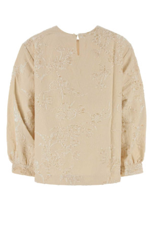 Cream cotton blend blouse CASEY CASEY (27FH210)