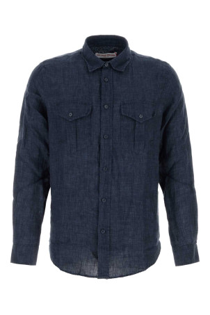 Navy blue linen Colburn shirt ORLEBAR BROWN (282447)