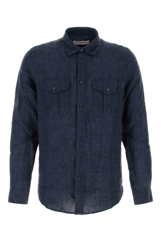 Navy blue linen Colburn shirt ORLEBAR BROWN (282447)