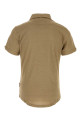 Khaki linen polo shirt Brown ORLEBAR BROWN (282657)