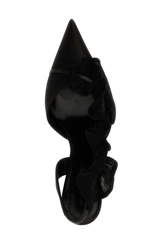 Слінгбек з рюшами Чорний NENSI DOJAKA (ND23FWSC41040ABLACK) Слінгбек з рюшами Чорний NENSI DOJAKA (ND23FWSC41040ABLACK)