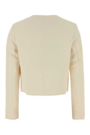 Ivory stretch gabardine Funda blazer ALMADA (3002)